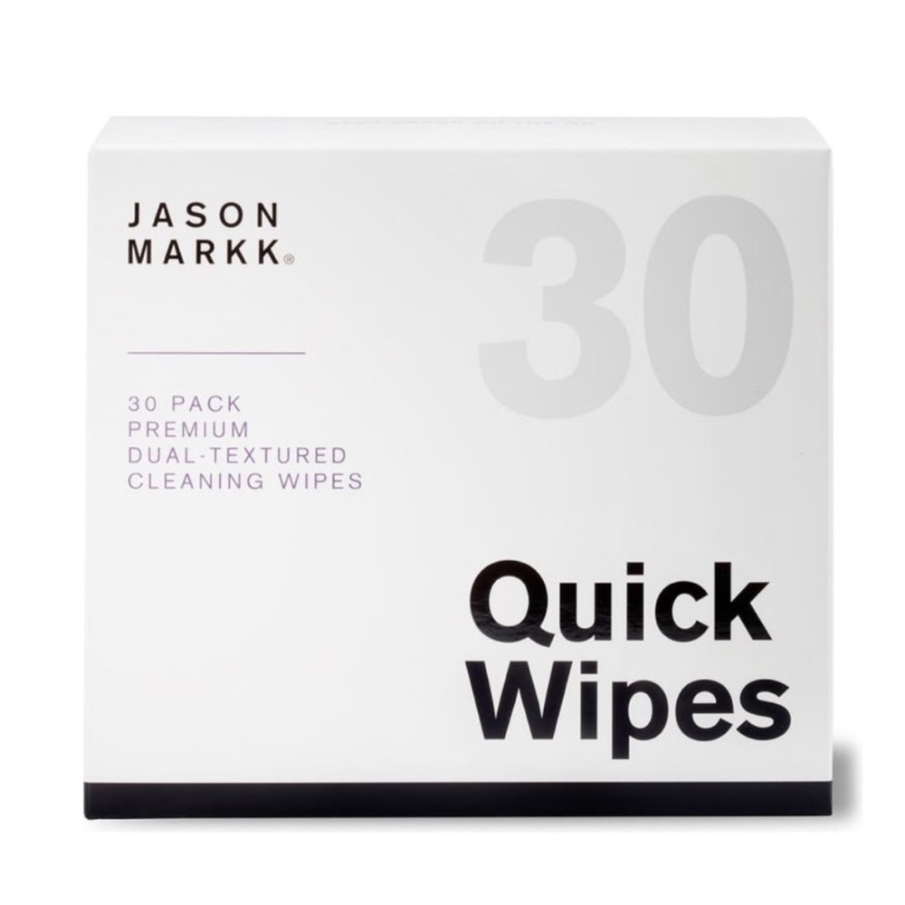 Jason Markk Quick Wipes Premium Dual Textured Shoe Cleaning Wipes 30 Count NIB